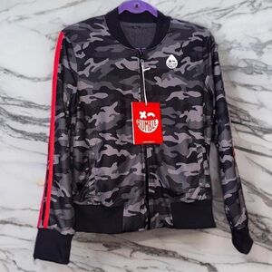 RARE Rumble x W.I.T.H. Limited Edition Black Camo Bomber